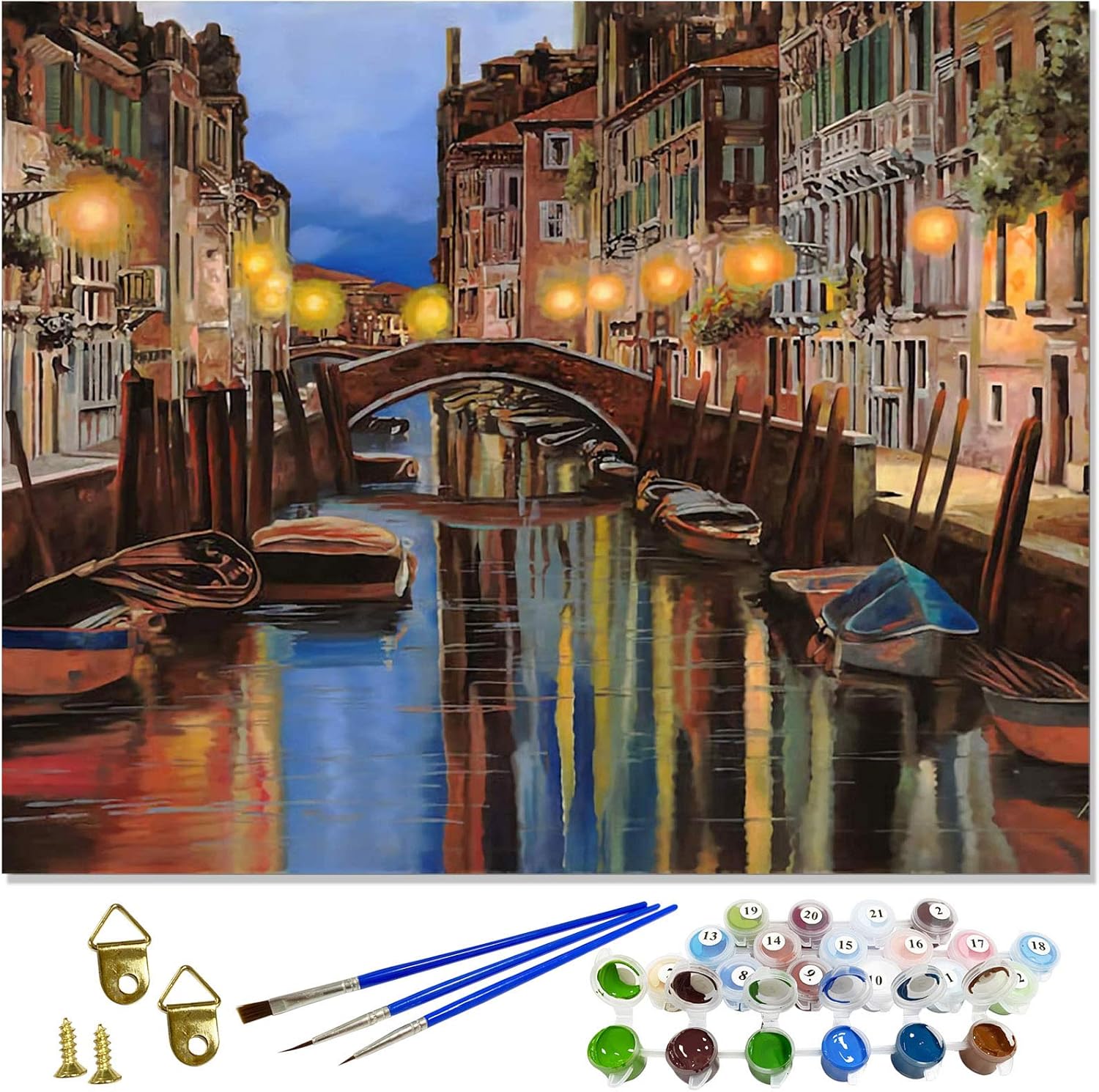 YAOYIN Malen Nach Zahlen Erwachsene, DIY Handgemalt Ölgemälde Kit Mit - View #7