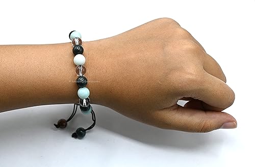 Miniatura 64 de Natural Healing Crystal Bracelet for Women - Mens Bracelet Energy Balancing Gemstones Set - Adjustable Stone Bead Bracelet for Men and Women - Anger