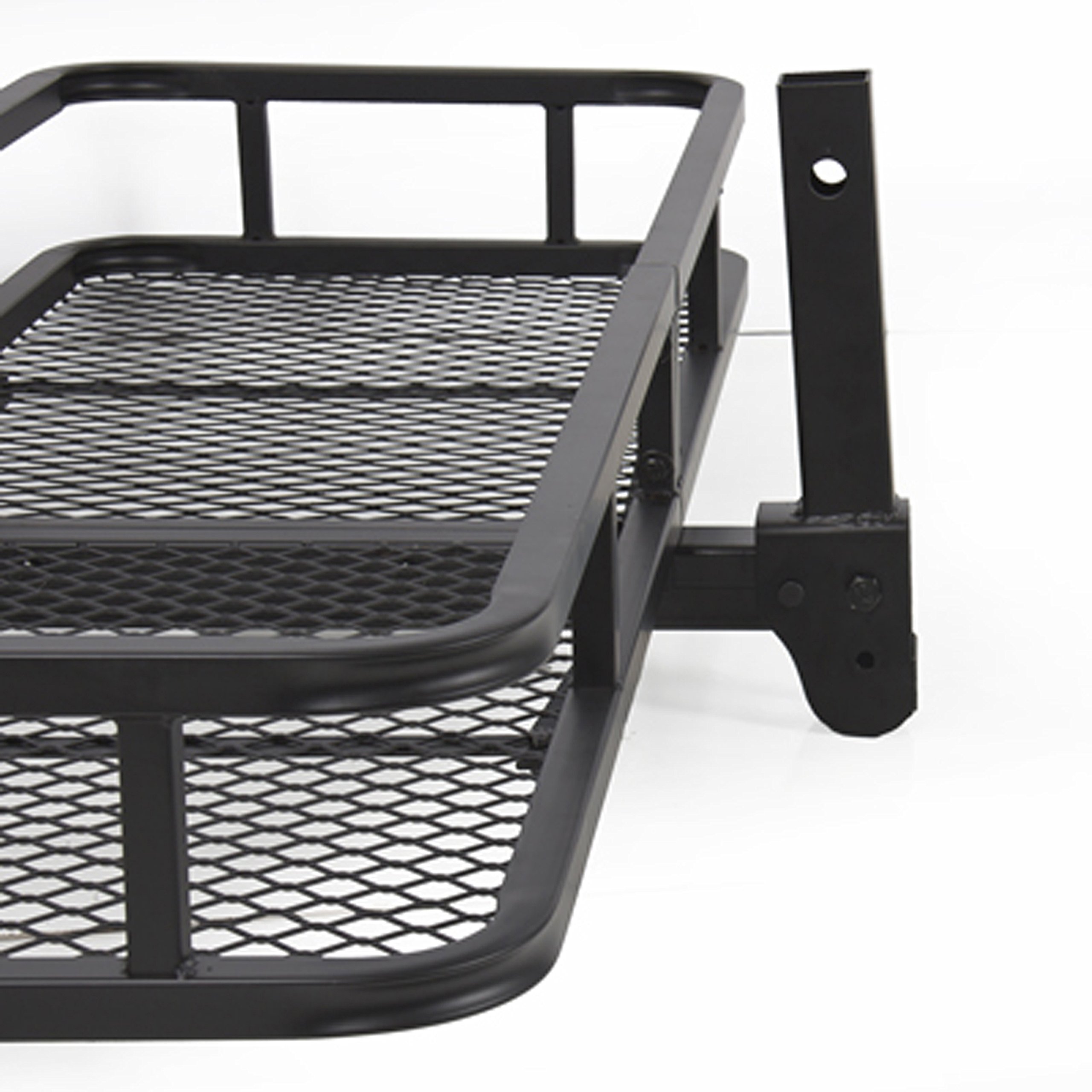 Best Choice Products 60x20in Hitch Mount Steel Cargo Carrier Rack
