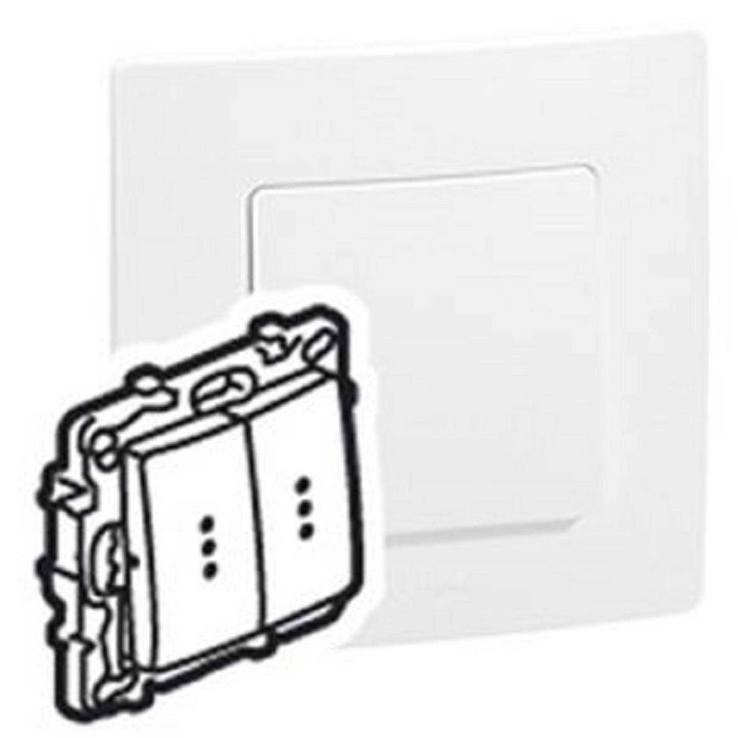 10AX multifunction connector with backlight white NILOE 664714