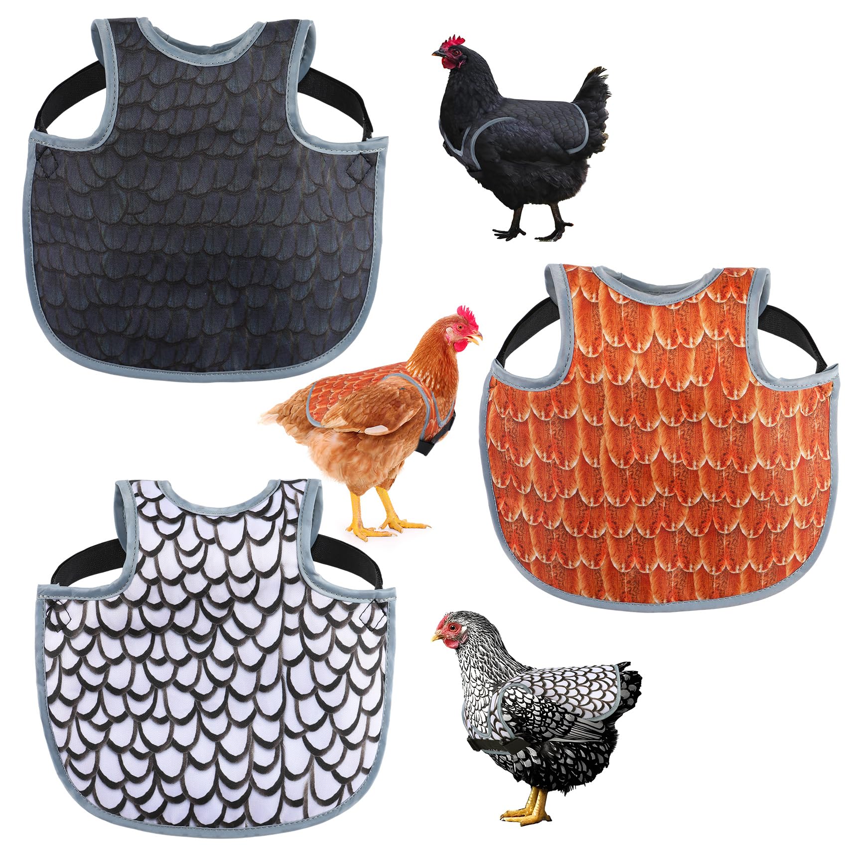 Chicken Apron Back Protector Saddle Black