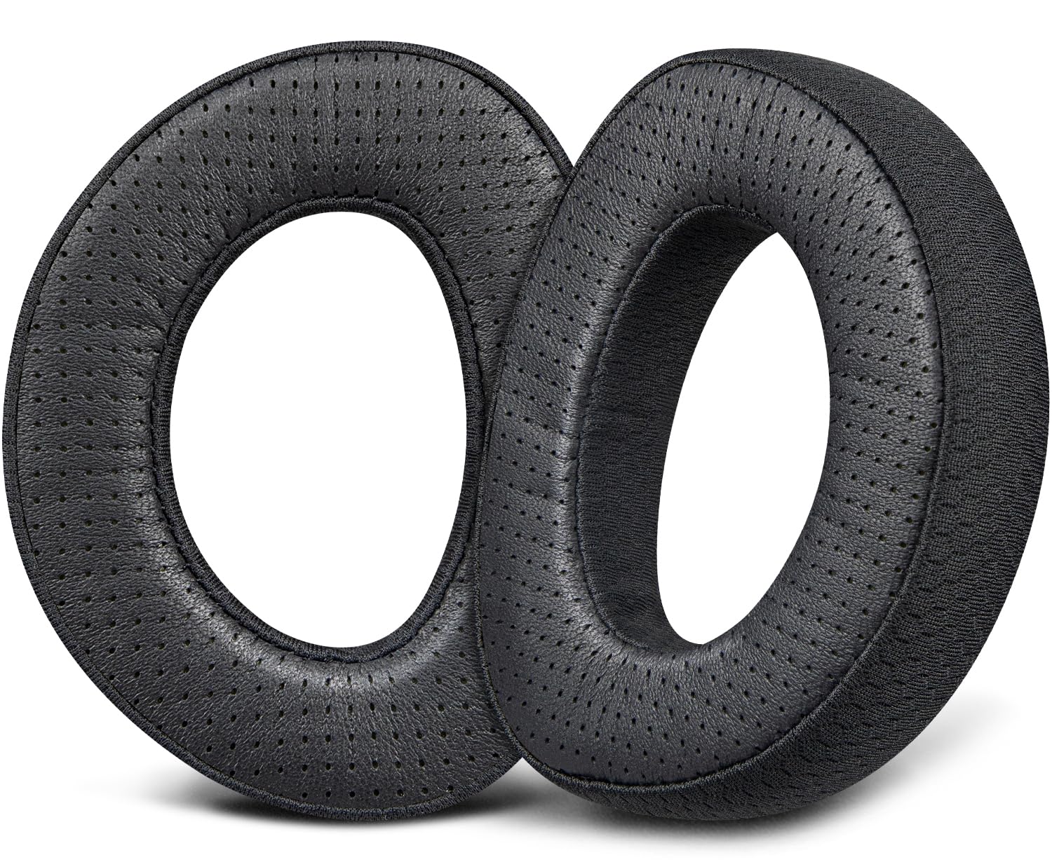 SOULWIT Lammfell Ersatzpolster Ersatz Ohrpolster für Sennheiser HD700 HD 700 Kopfhörer, Polster mit langlebigem Mesh-Gewebe, Noise-Isolation-Gedächtnis-Schaumstoff