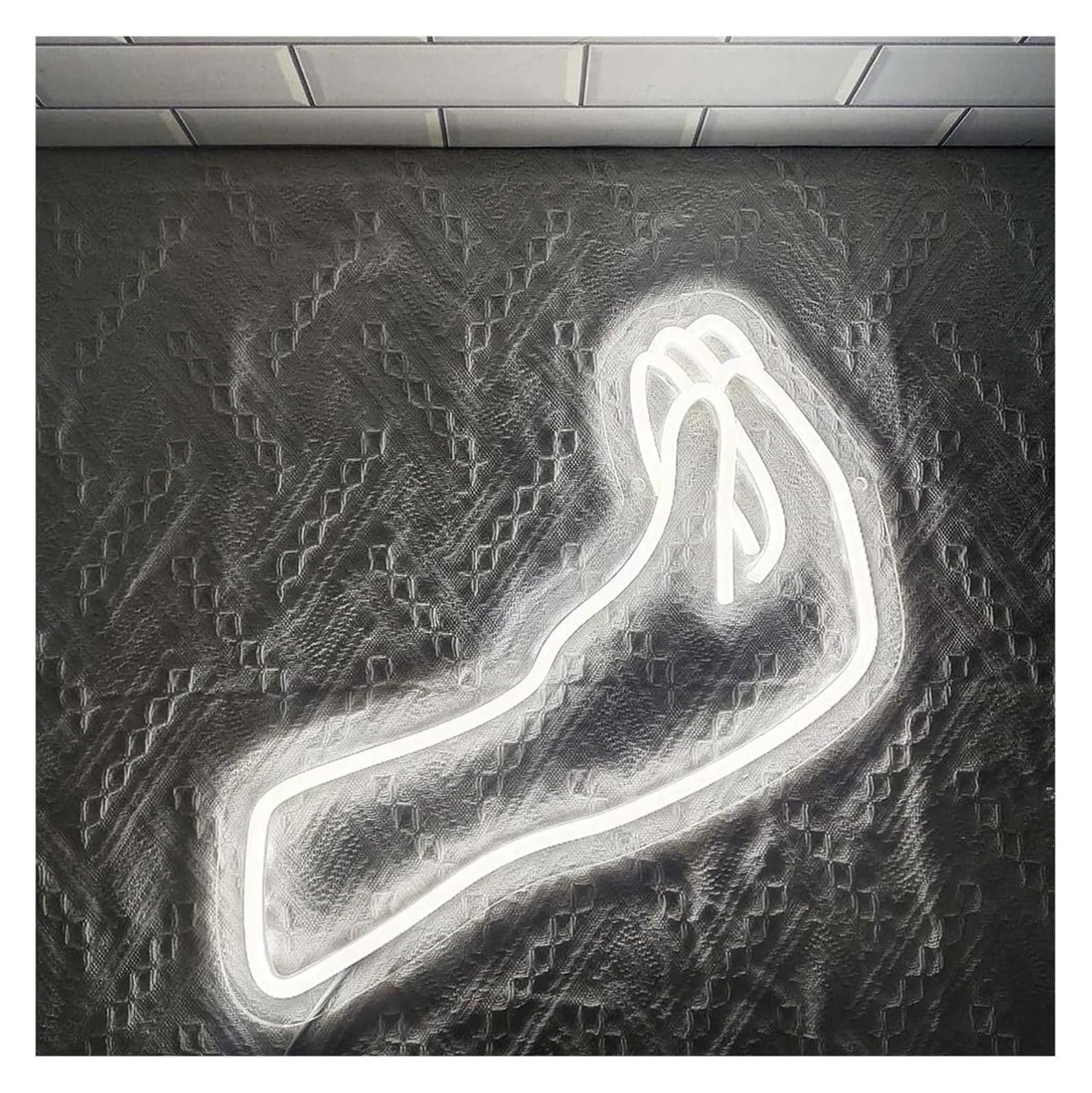 Wexxaii neon Light Sign Neon Light Decoration Italian Hand Gesture for neon Sign Dimmable LED for Home Room Restaurant 33cm×31cm