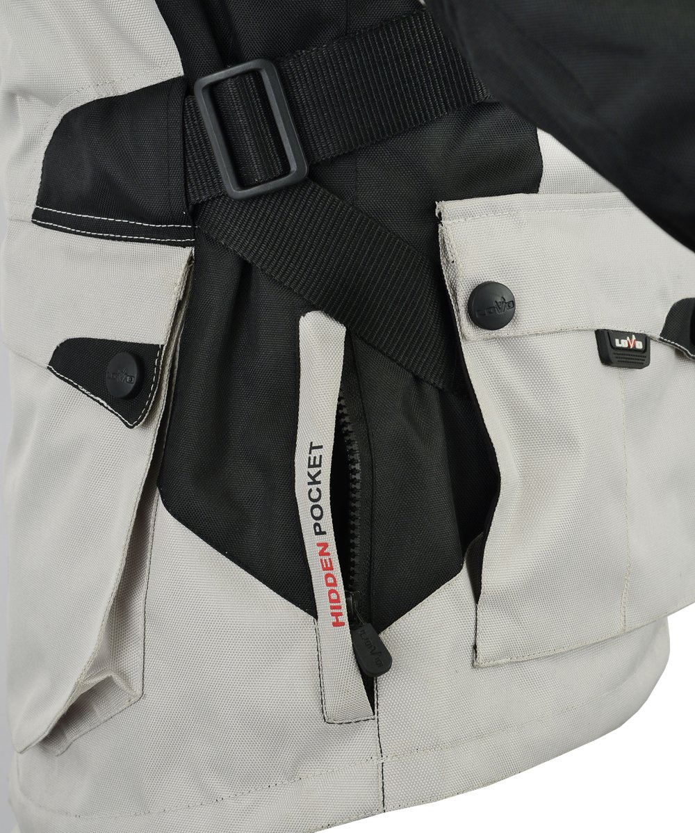 LOVO - Chaqueta Moto Mujer 4 Estaciones 3/4 - Cazadora Moto Mujer de Alta Protección y Longitud 3/4 - Ropa Moto Mujer Impermeable y Transpirable para Verano e Invierno - Todas las Estaciones
