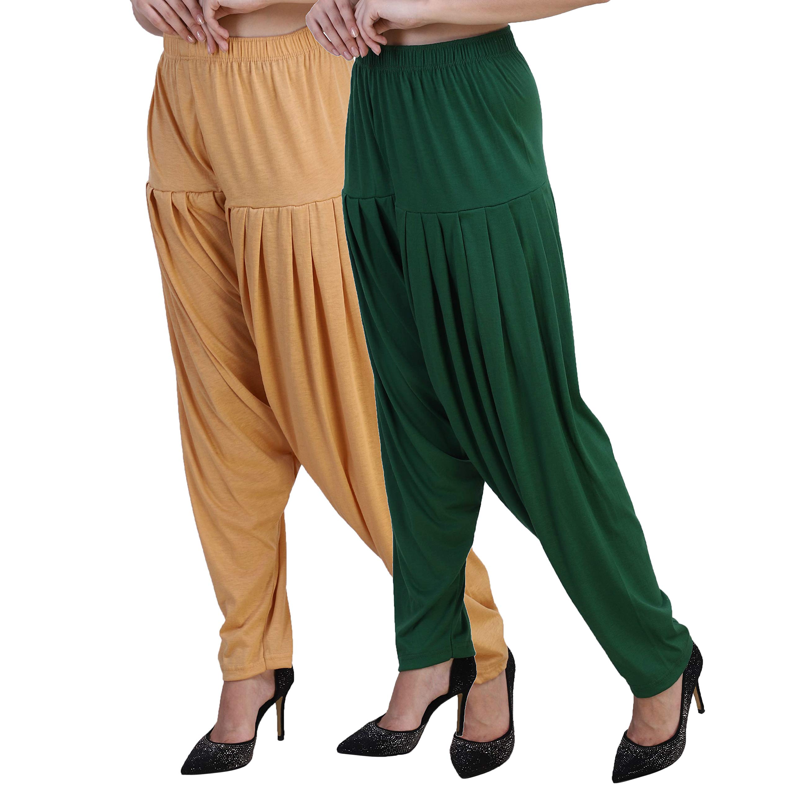 casuals Woman's Plain Viscose Drawstring Patiala Salwar Patiala || Patiyala || Patiala Pants L XL 2XL 3XL 4XL-picture-25