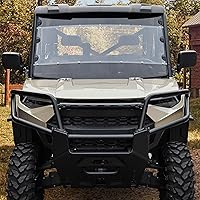 Vista 2 de SAUTVS Ranger XP 1000 Parachoques delantero 18-24, protector de parachoques delantero con escobilla para Polaris Ranger 1000 / XP/Crew 2018-2024