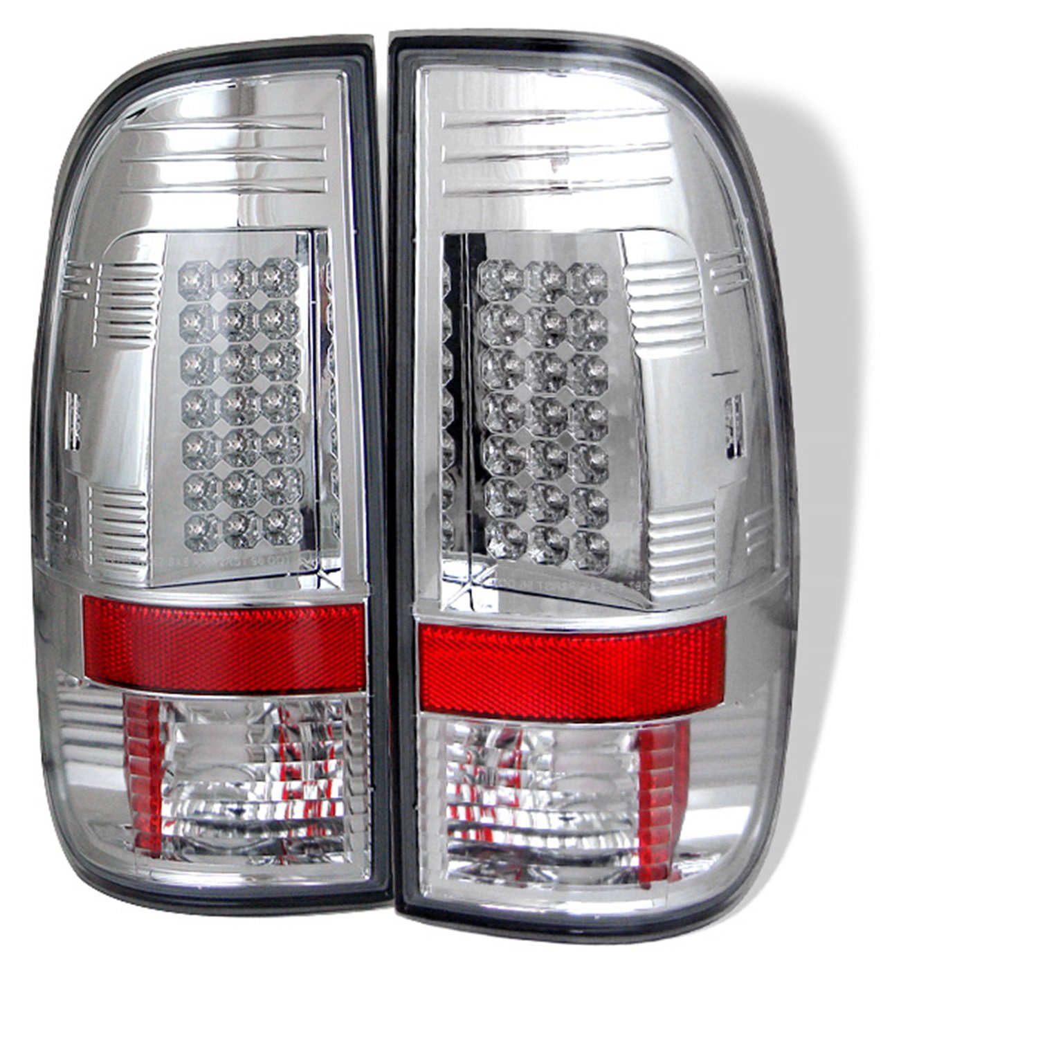 Spyder Ford F150 Styleside 97-03 /F250/350/450/550 Super Duty Version 2 99-07 Chrome LED Tail Light