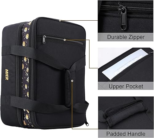 Miniatura 6 de MIER - Bolsa aislada doble para cacerolas con capacidad para lasaña, perfecta para fiestas de comida, picnic, playa, se adapta a platos para hornear