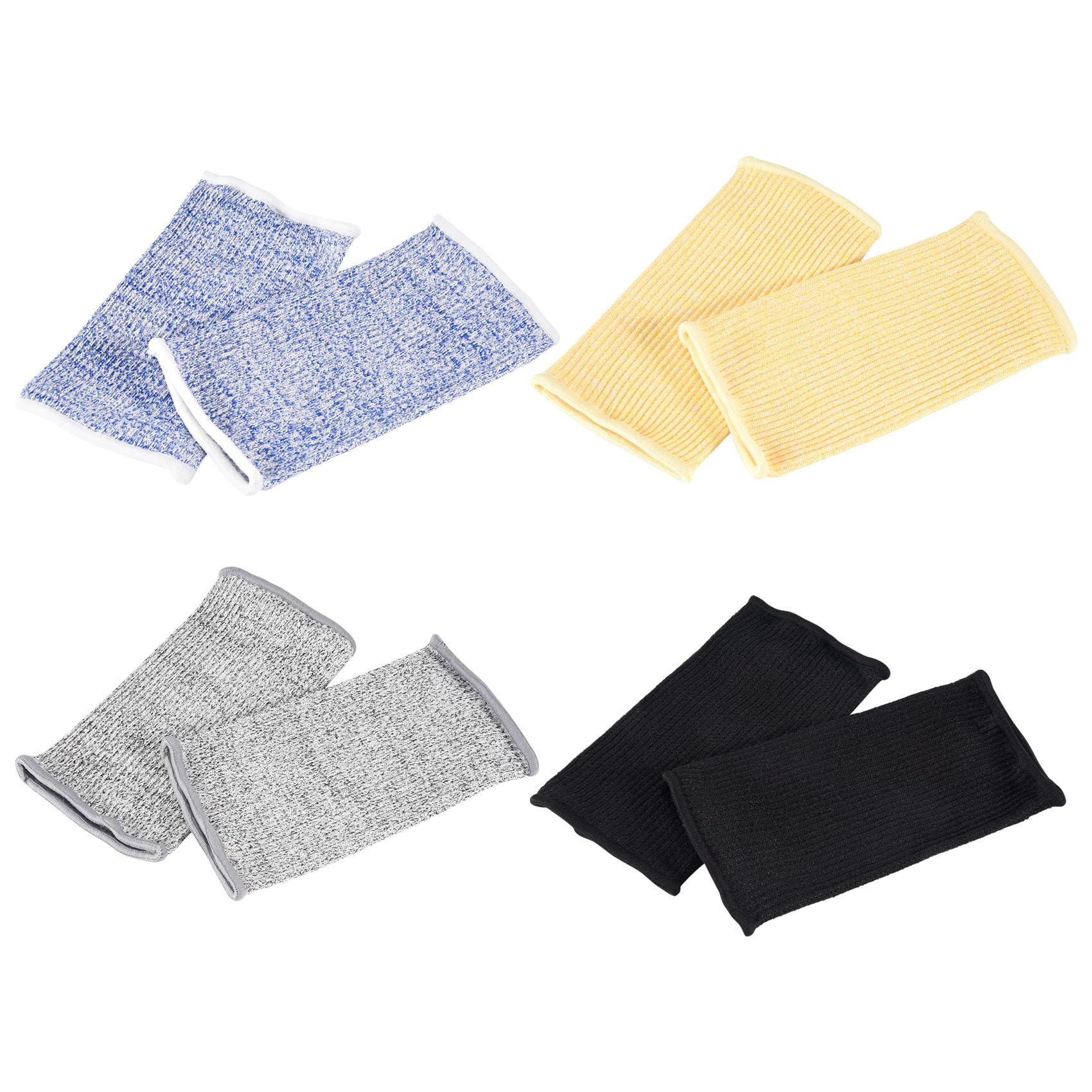 Aboiledy 4 Pair Cut and Burn Sleeves Arm Protection Sleeves Forearm Protectors for Thin Skin and Bruising