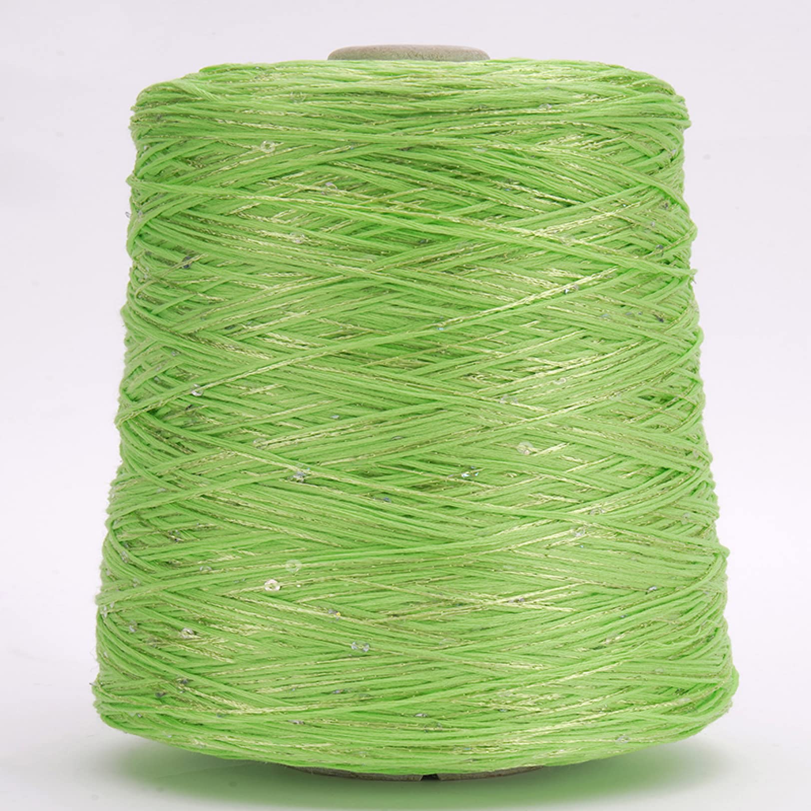 filato, filato per uncinetto, 500g Filato di puro cotone con paillettes Filo di cotone tessuto a mano Filato morbido scintillante for coperte all'uncinetto Maglione lavorato a maglia(9)