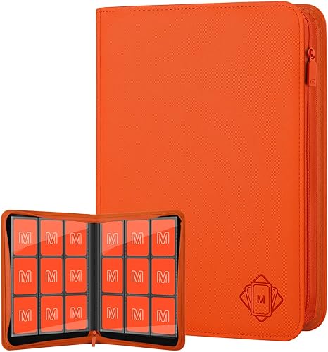 Miniatura 18 de Carpeta de Tarjetas Premium de 16 Bolsillos, Carpeta de Tarjetas de Intercambio Sostiene hasta 1000+ Tarjetas Álbum de Colección de Tarjetas 12