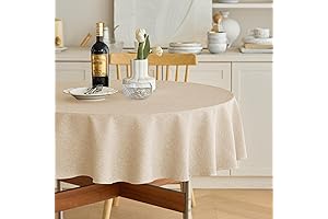 Small Round Dining Table for 2: Waterproof and Resistant Soft Table Cover