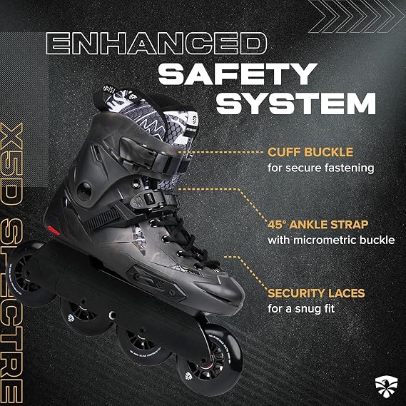 Flying Eagle Skates - X5D Spectre Freeskates Inline Speed Skates - Comfortable Inline Skates Adult for Men & Women
