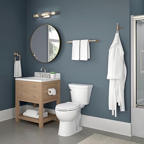 Miniatura 6 de Delta Faucet Dryden - Toallero de bronce, accesorios de baño, 75146-CZ 3.50 x 6.00 x 3.50 pulgadas