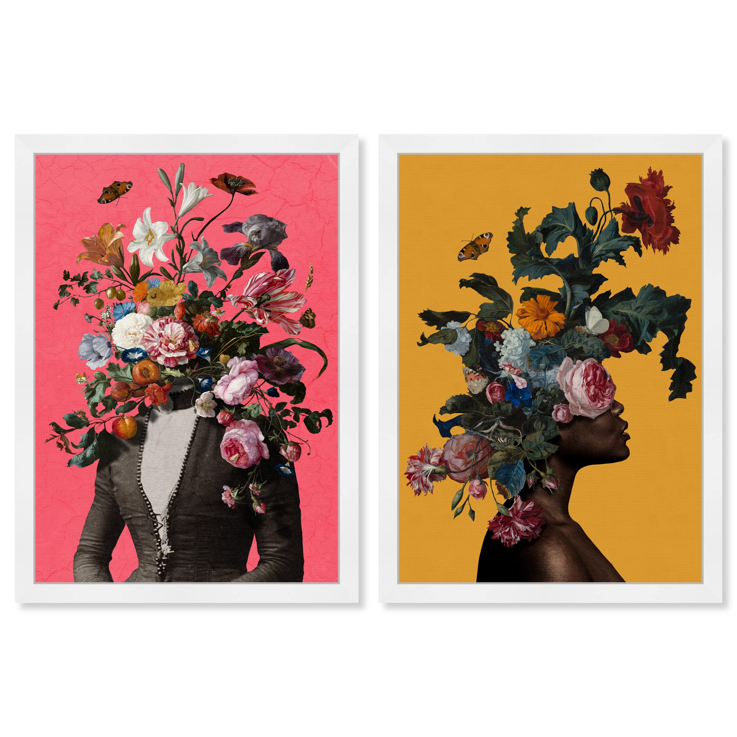 Amazon.com: Wynwood Studio People and Portraits Modern Flower Head