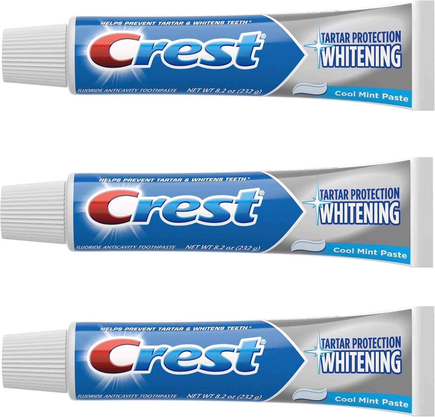 Somall Teeth Whitening Kit-Cool Mint Paste, 8.2 oz (232g) - Pack of 3
