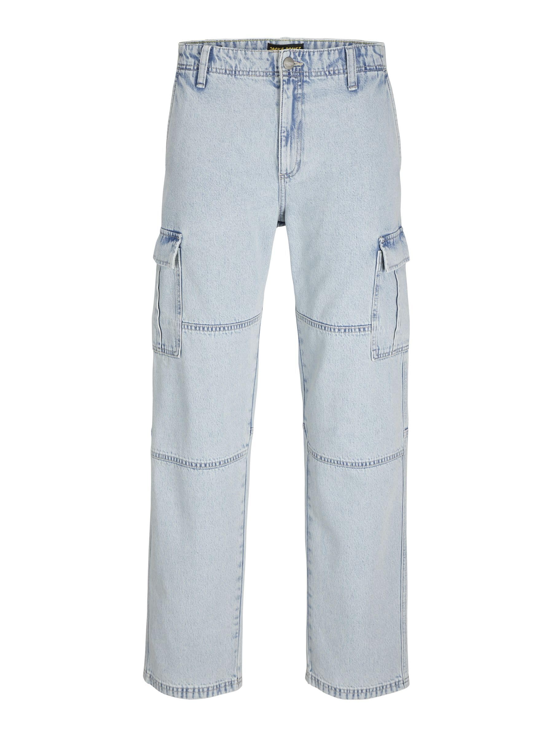JACK & JONES Jjieddie Jjwade Mf 448 Sn, Blue Denim, 38W x 34L