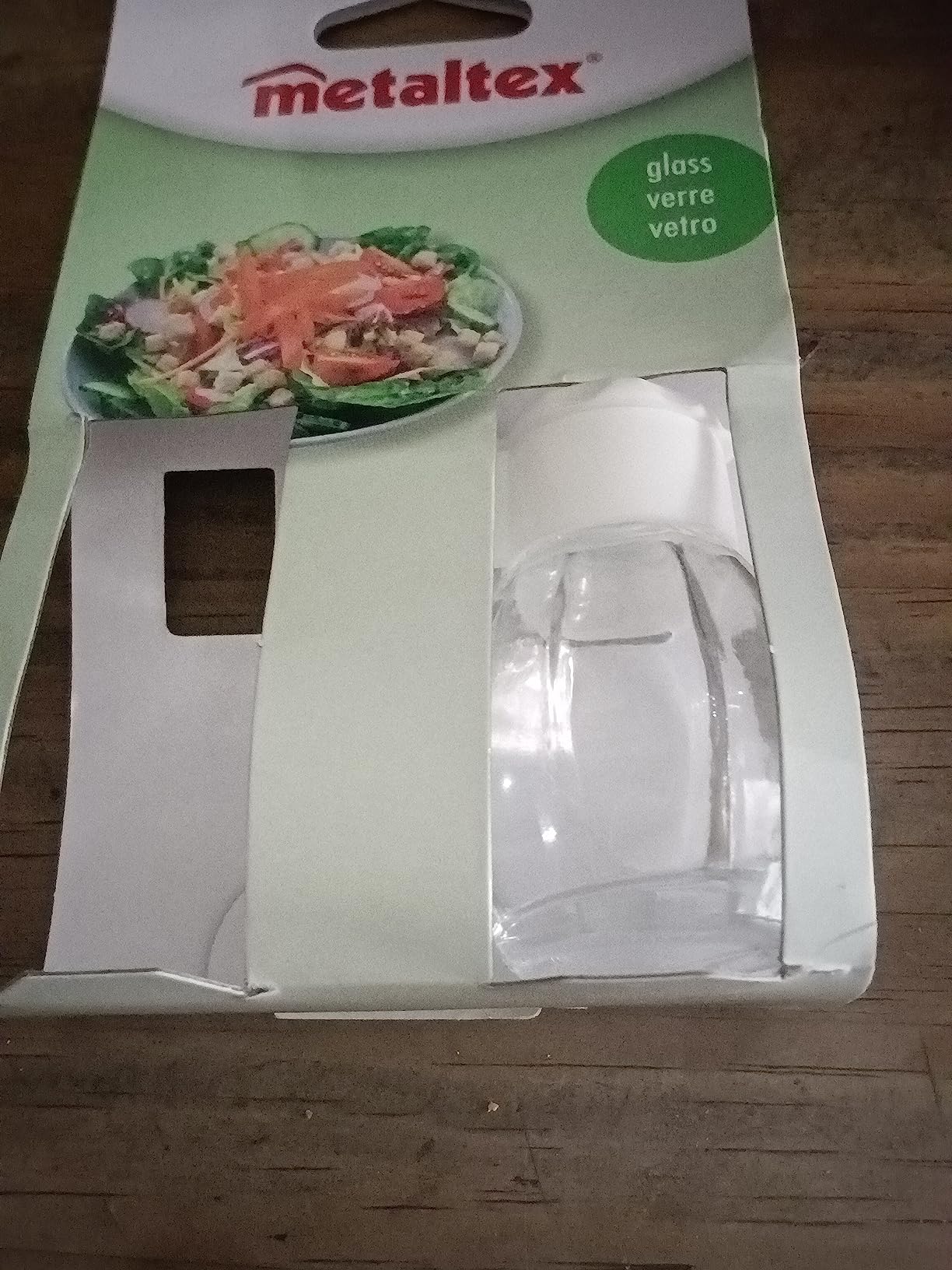 Metaltex Salière/Poivrière En Verre Transparent 7 Cm - Élégante Et Moderne Pour Votre Table