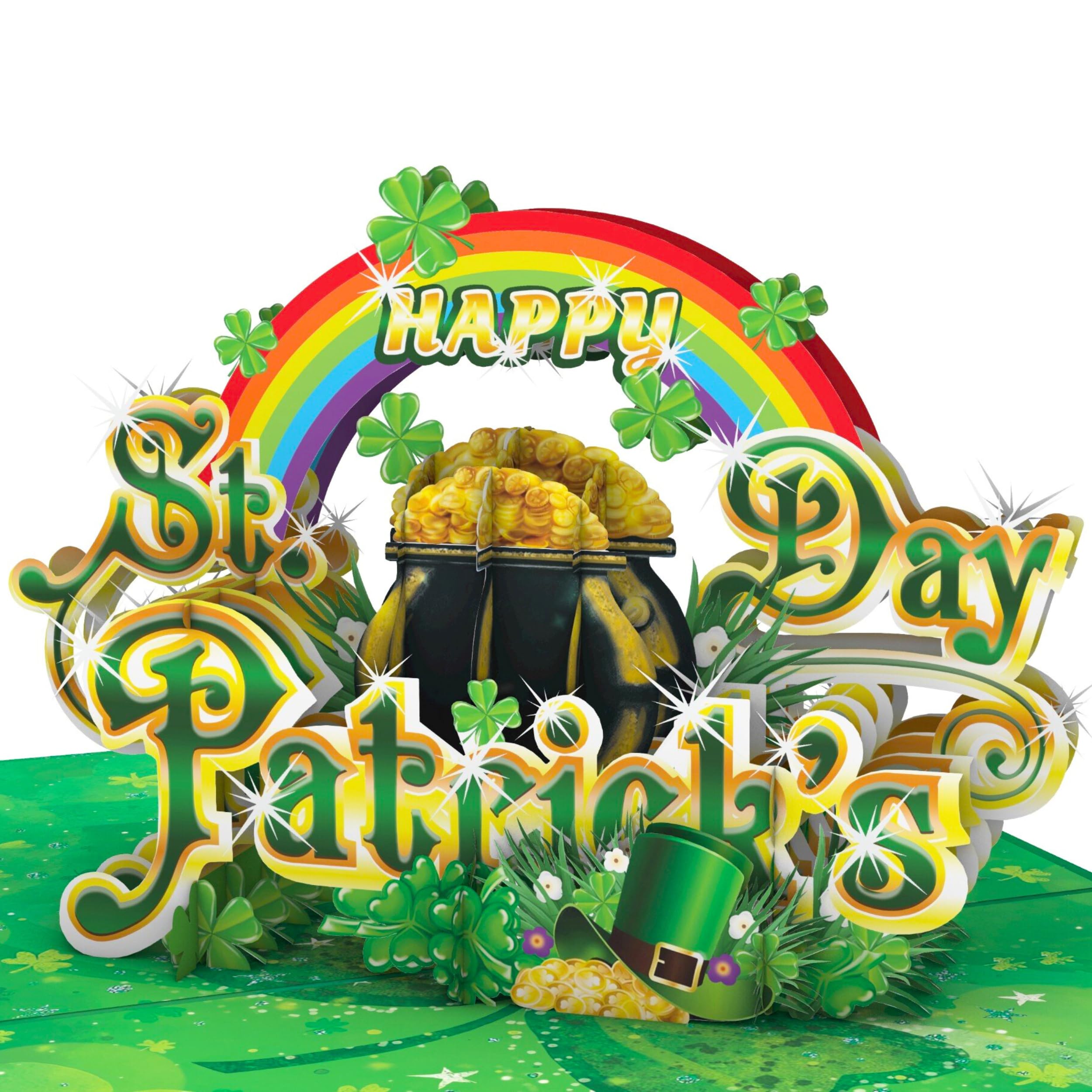 Amazon.com : HEARTAGS St Patricks Day Card, 6x8 in Happy St