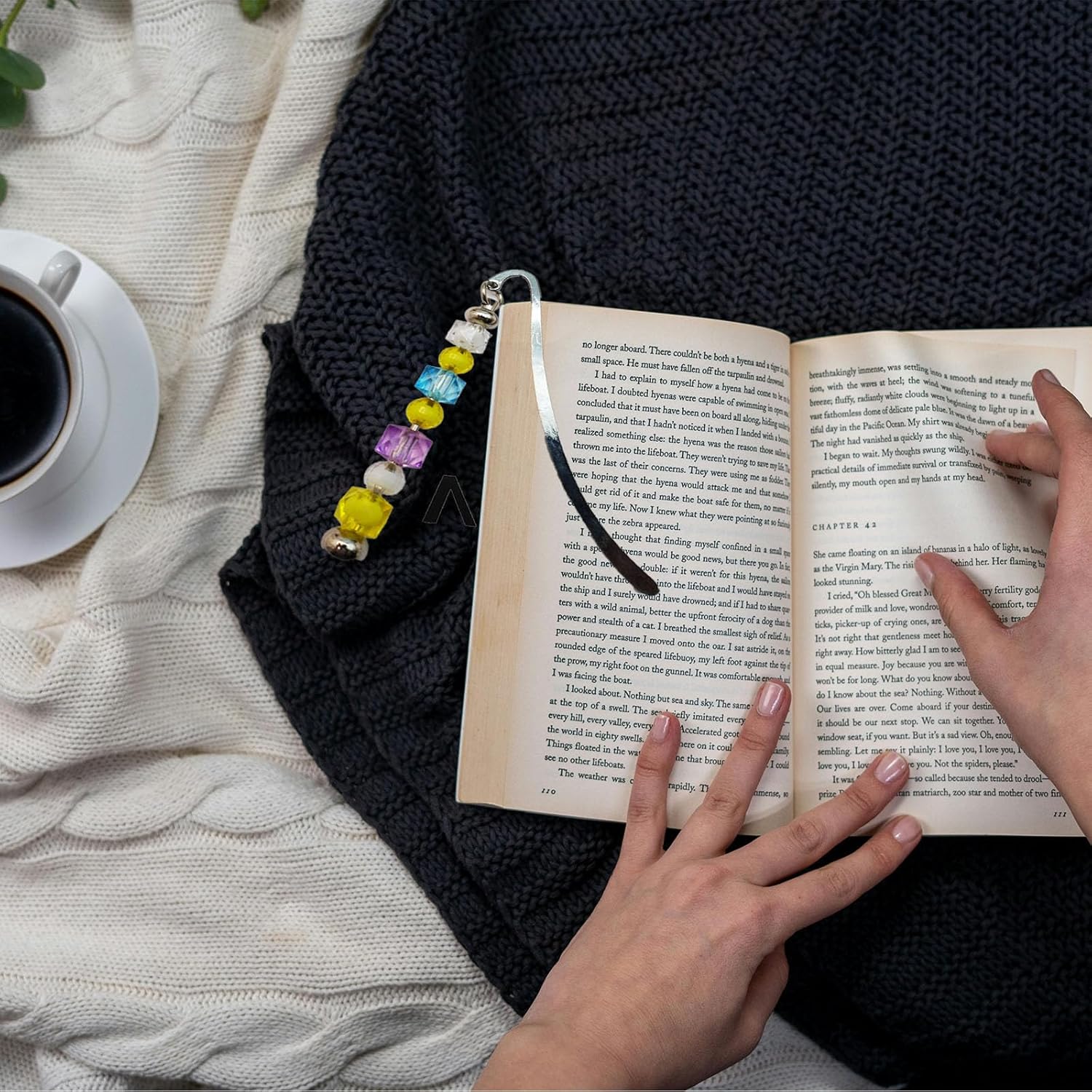 10 Packs Beadable Bookmarks with Blank Bar Bulk Metal DIY Bookmark for Beads Jewelry Pendants Charms Beading Marks Craft Book Lovers Office Supplies (Silver) - Image 3