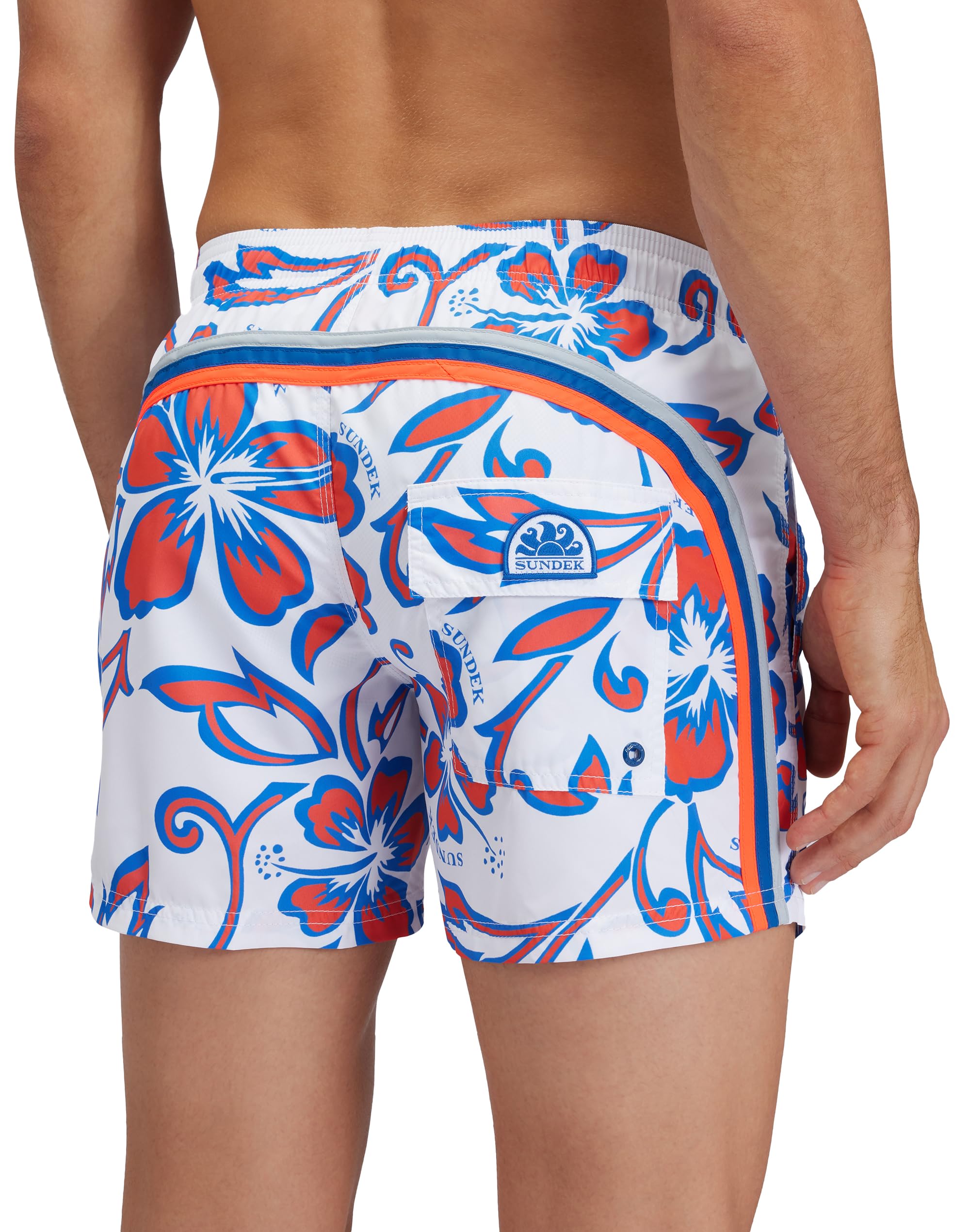 SUNDEK M504BDRT3K2 Boardshort 006K2 Bianco Fantasia Floreale