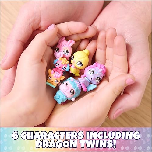 Miniatura 5 de Hatchimals Alive, cesta de primavera con 6 mini figuras, 3 huevos autoeclosionados, regalo divertido y juguete de Pascua, juguetes para niños para