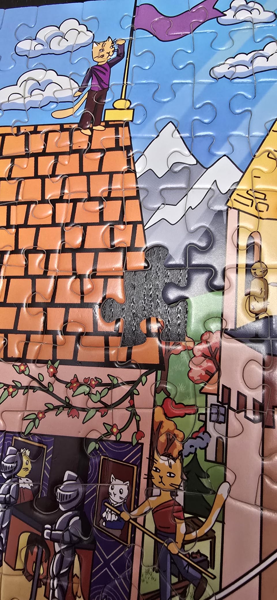 QUOKKA 1000-Pcs Cat Kingdom Puzzle | Premium Jigsaw for Adults