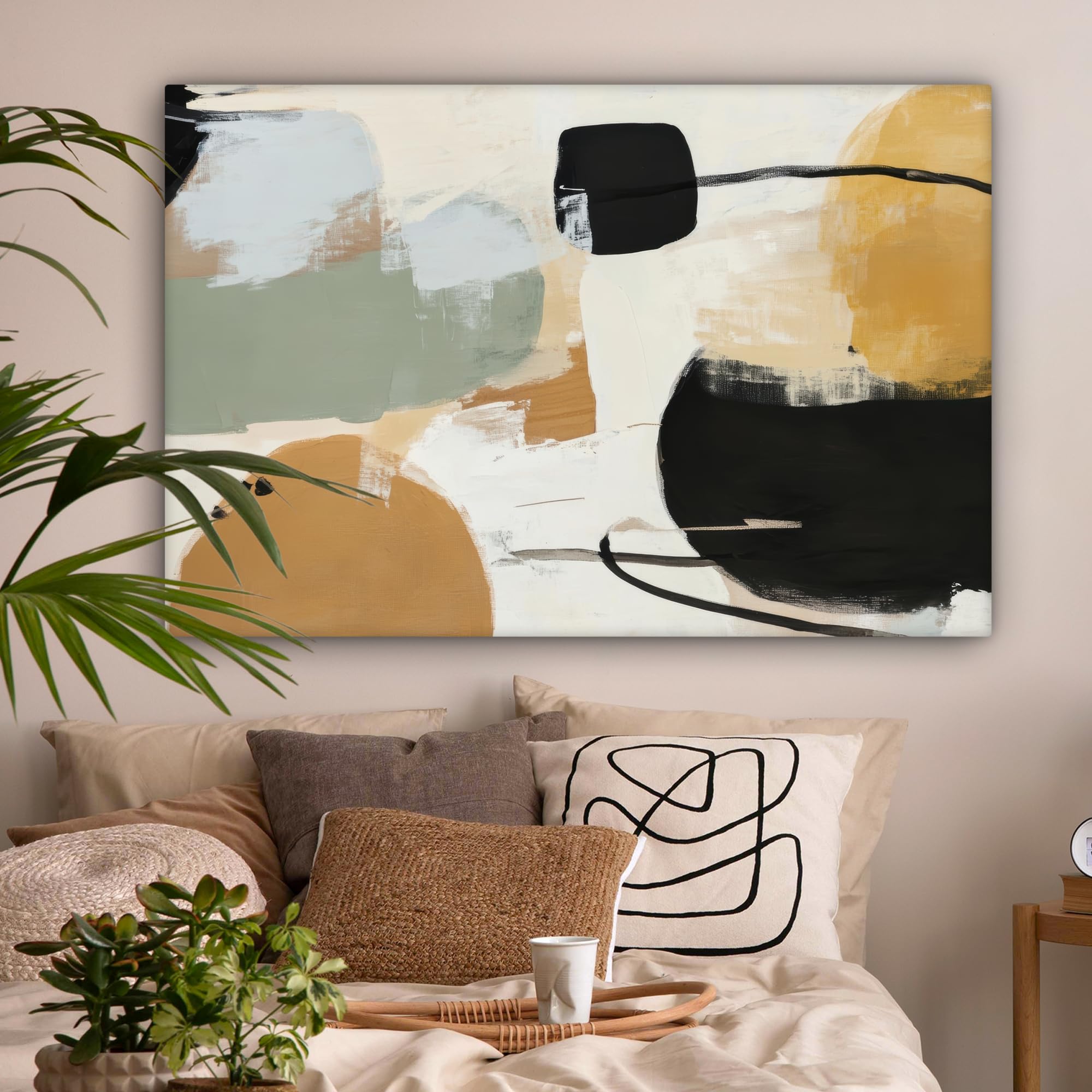 MuchoWow© Wandbilder Groß 120x80 cm XXL Wohnzimmer Wanddeko Schlafzimmer Zimmerdeko Wandgemälde Zimmer Deko auf Wand Dekoration Wall Art Farbe - Abstrakt - Farben