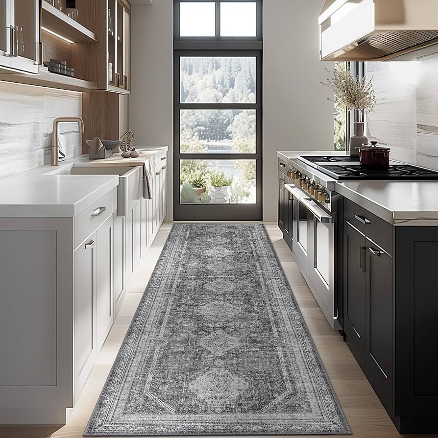 Amazon.com: GENIMO 3x7 Non Slip Hallway Runner Rug, Machine