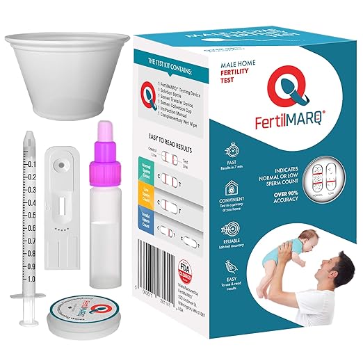 Buy FertilMARQ Fertility Home Sperm Test Kit Indicates Normal or Low