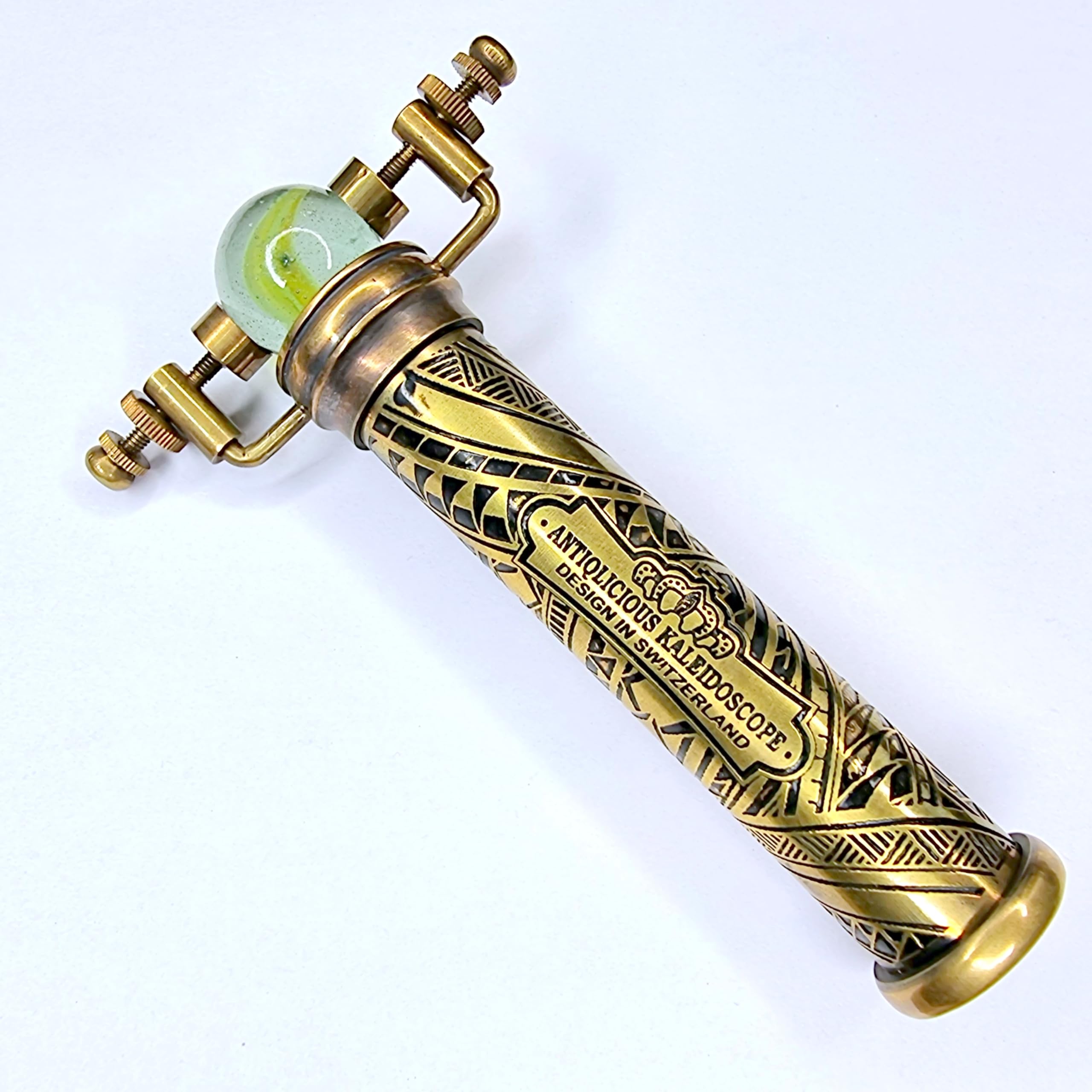 ANTIQLICIOUS Kaleidoscope Handmade Vintage Engraved Kaleidoscope