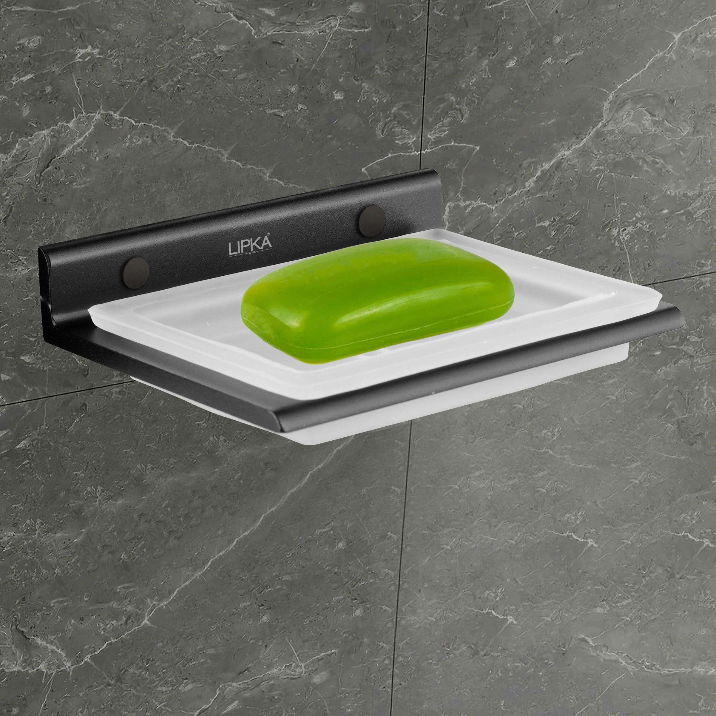 LIPKA Fire Soap Dish | Black Space-Grade Aluminium Wall-Mount Soap Holder/Sabun Dani/Soap Stand for Bathroom | Modern Bathroom Accessories for Home Organisation (B0CT8XT4GG) Amazon Price History, Amazon Price Tracker