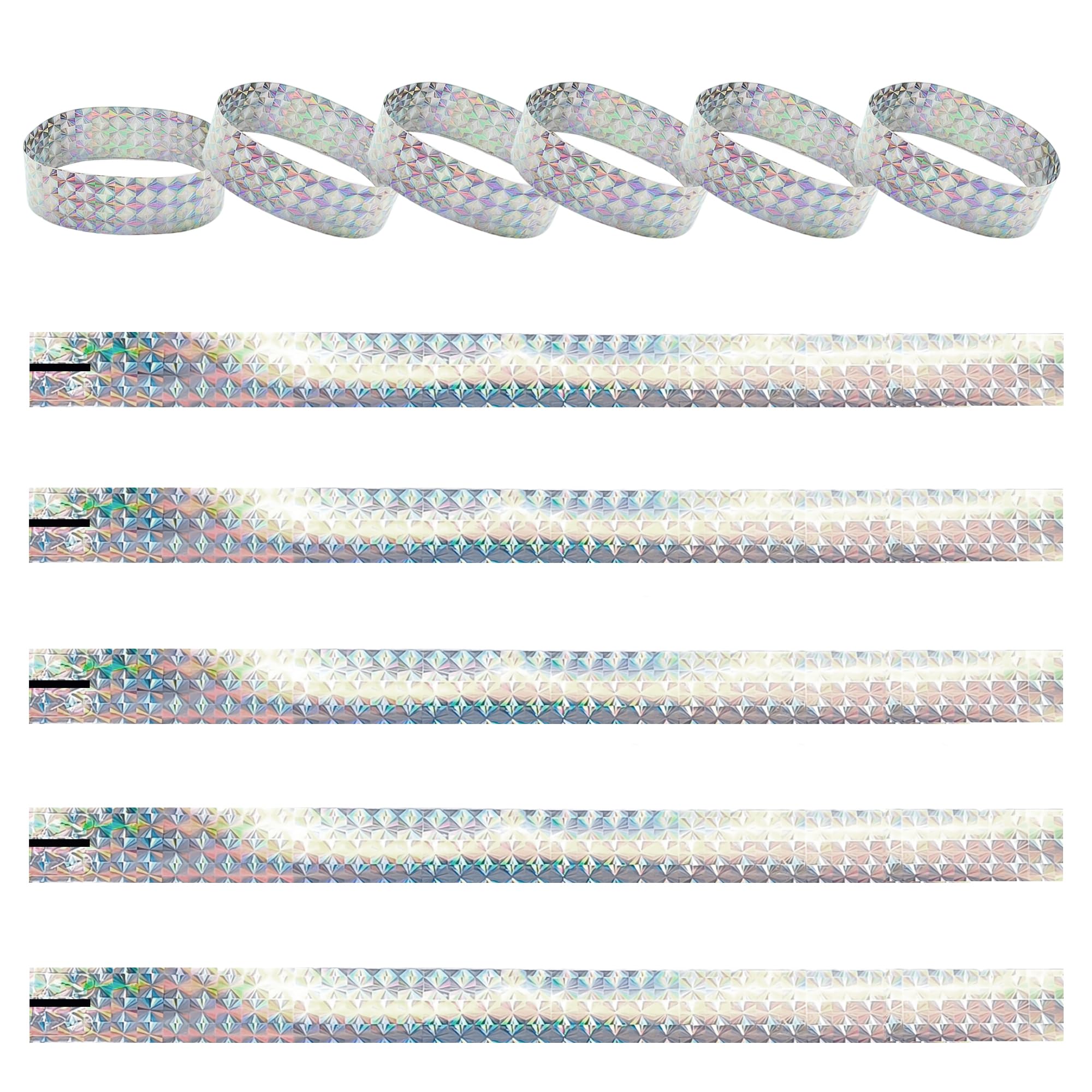 XCSJ Pack of 200 Entrance Wristbands, Waterproof Party Bracelets, Waterproof Festival Bands, Event Wristbands, Control Bands for Events, Parties, Water Parks, 19 x 250 mm