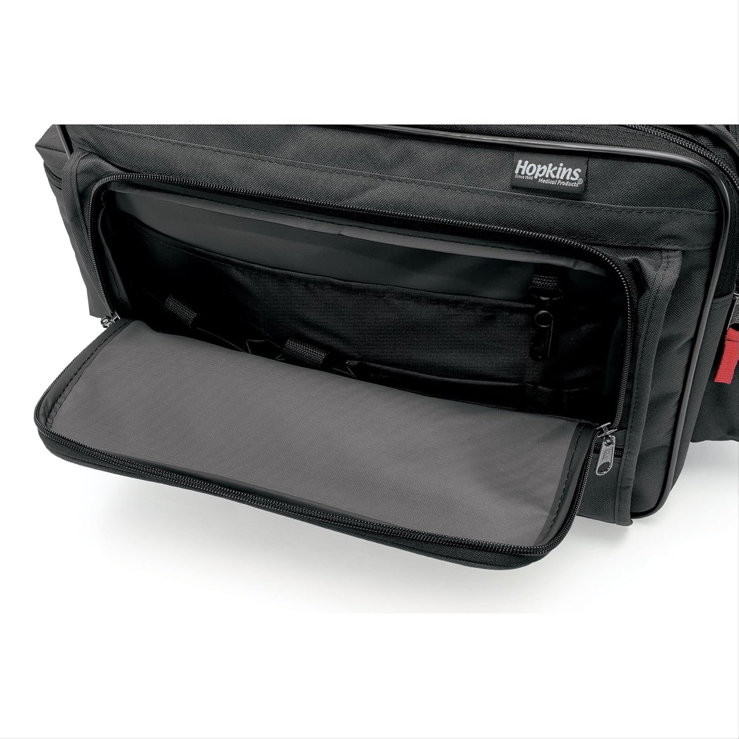 Hopkins Medical Products Mark V ExL Home Health Shoulder Bag, HIPAA Compliant, Durable & Spacious, Adjustable Straps, Fold-Down Compartment, 13x11.25x7.5 inch, Stylish and Secure Design, Black - Image 2