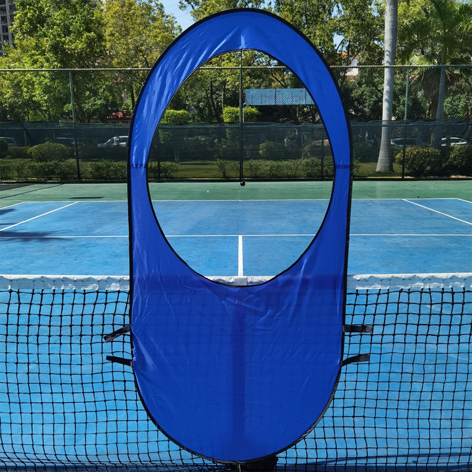 Rete da allenamento per tennis, Attrezzatura a rete pieghevole per allenamento indoor all'aperto, Finestra di allenamento per racchette da tennis per principianti, donne e uomini
