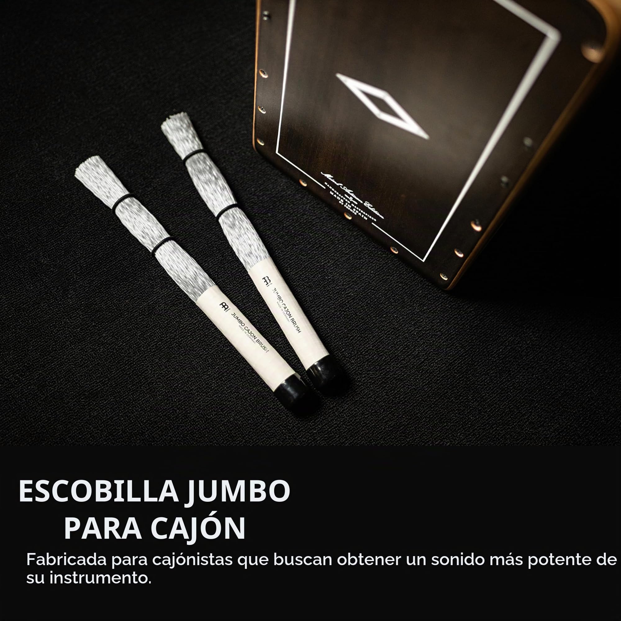 Meinl Jumbo Nylon Cajon Brush · Escobillas
