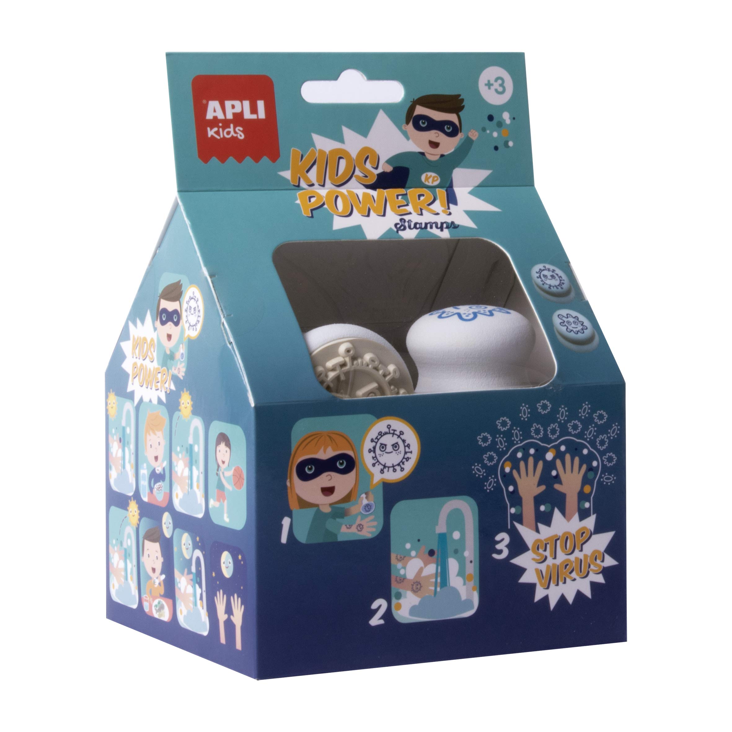 Produktbild von Johntoy Crea Kids Stempel Marker, 6 Stu00fcck