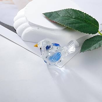 Amazon.com: Bluebird of Happiness Blue Bird Decor Glass
