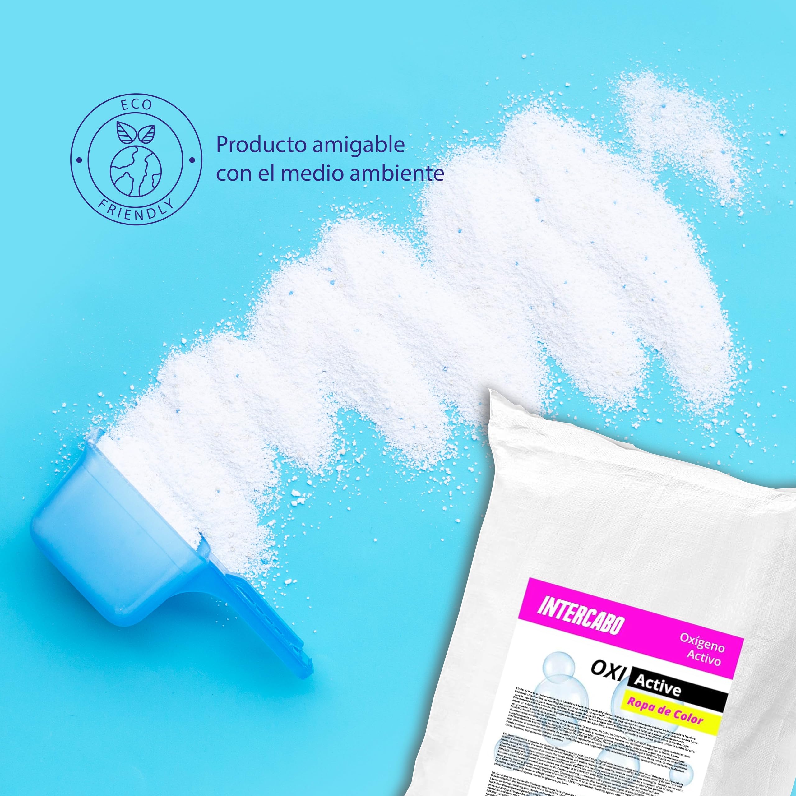 Smacchiatore in polvere per capi colorati 10 kg - Booster al lavaggio con ossigeno attivo - Rimuove macchie senza scolorire - Uso professionale o domestico - INTERCABO