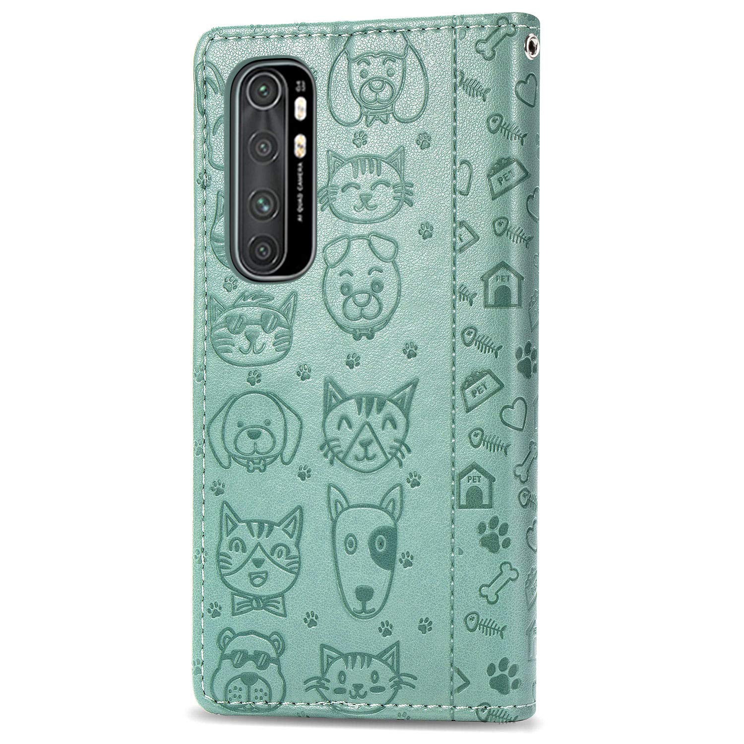 Cover Libro per Xiaomi Redmi Note 10 5G Portafoglio Folio con Disegni Leopardo Marrone Custodia Protettiva Antiurto Caso Magnetica e Porta Carte