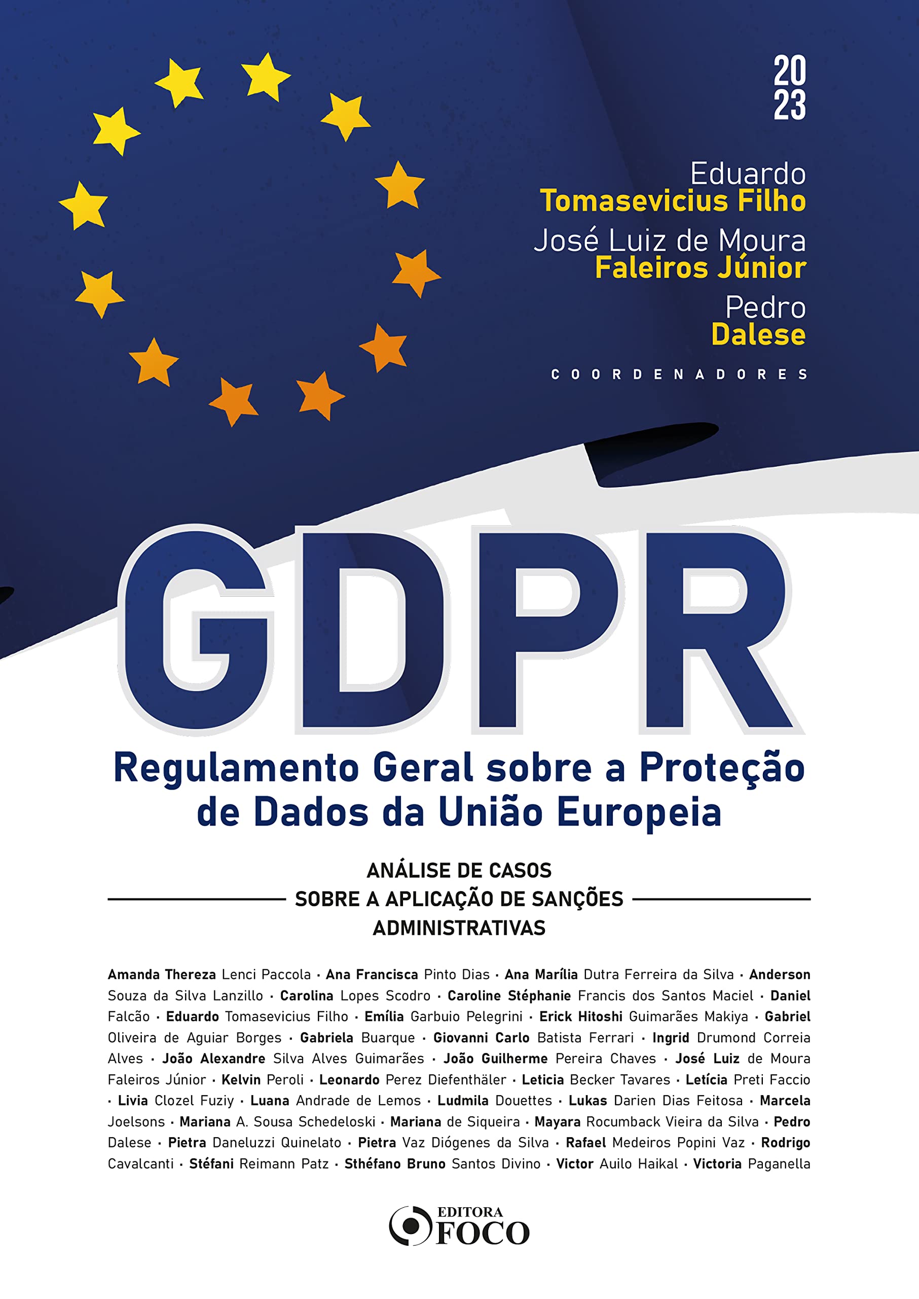 Capa de GDPR - Regulamento Geral sobre a Proteção de Dados da União Europeia: Análise de casos sobre a aplicação de sanções administrativas