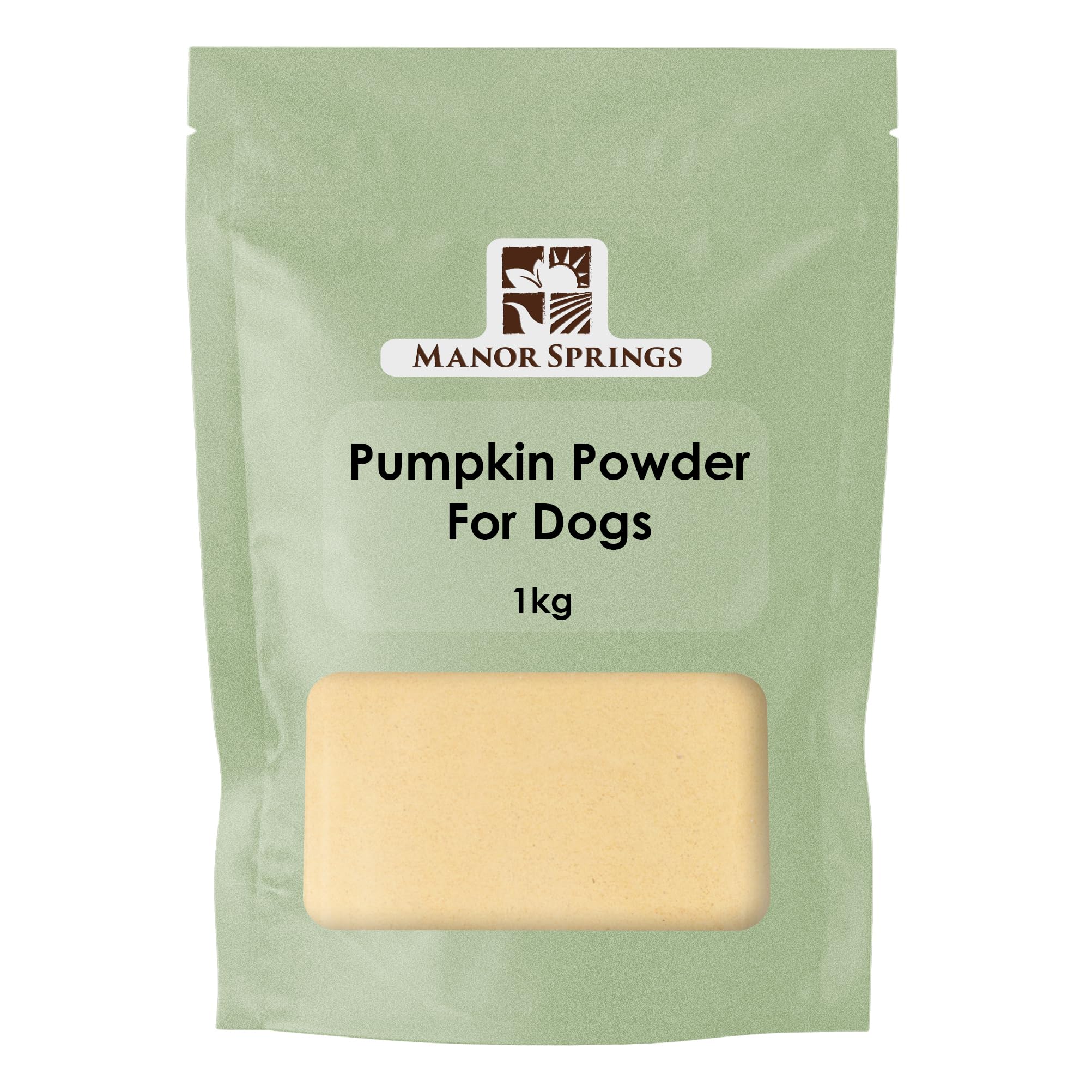 Pumpkin Powder for Dogs 1kg, Supports Prebiotic Fiber Source & Nutrition - Helps Loose Stool and Gut Inflammation