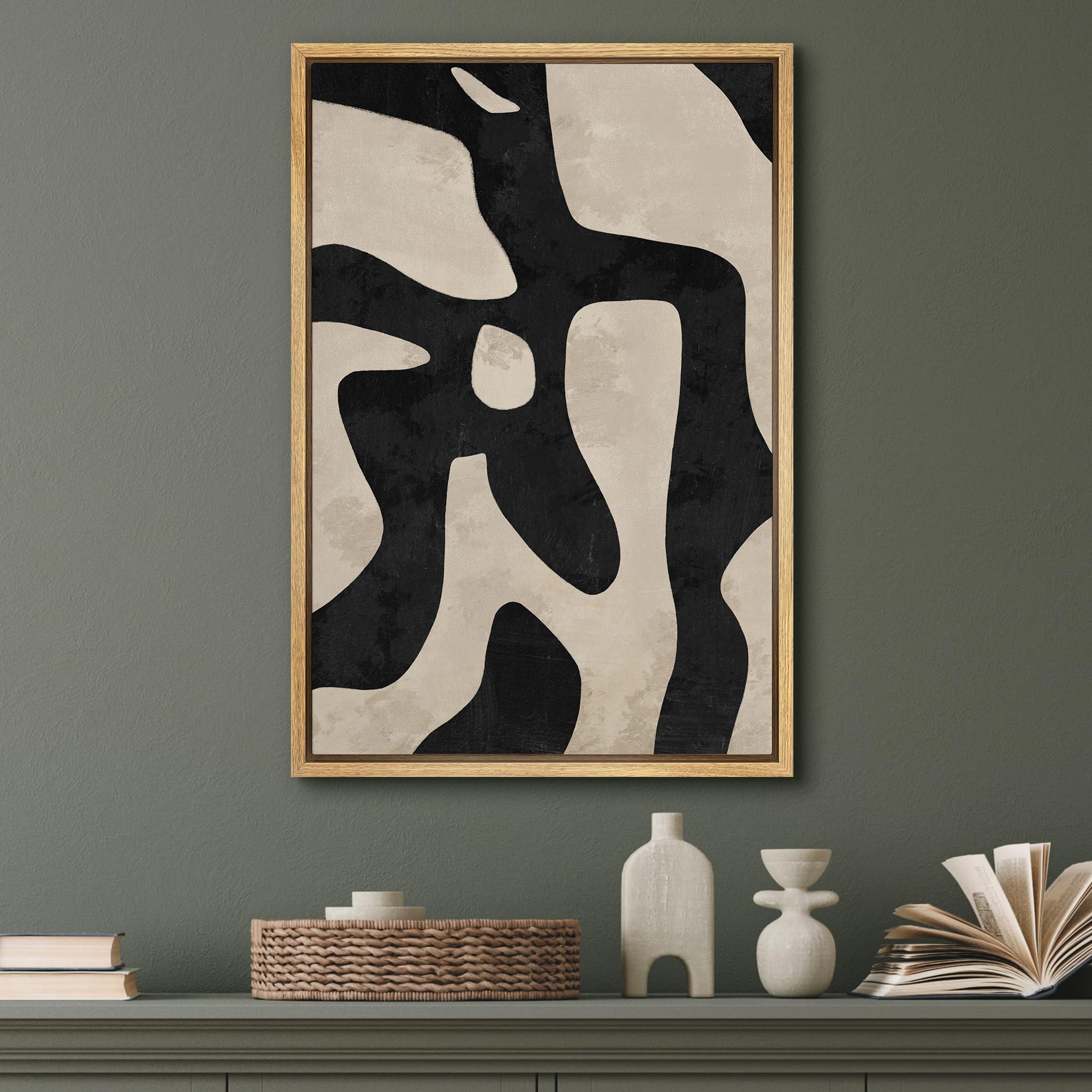 Amazon.com: SIGNFORD Framed Canvas Print Wall Art Abstract