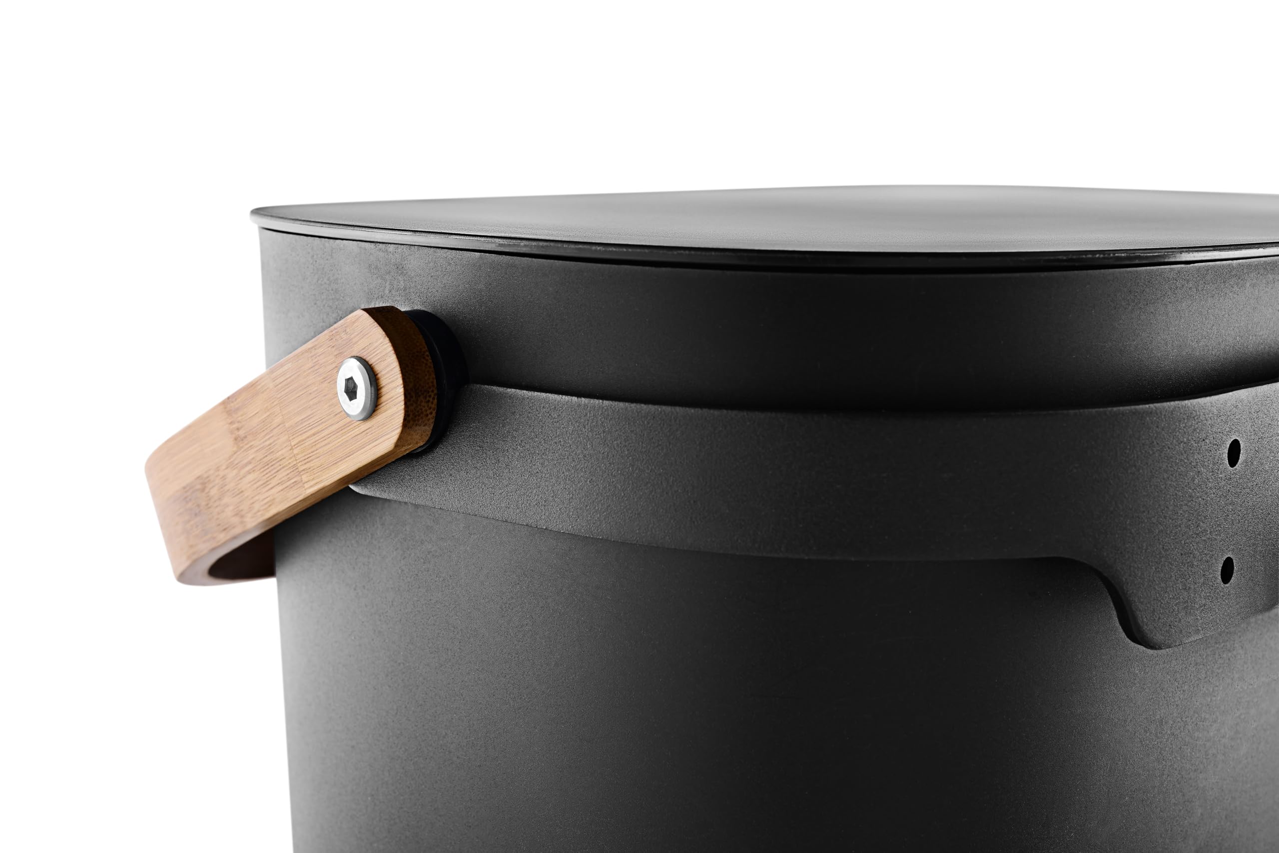 Support Mural Eva Solo Reflect Pour Poubelles - Acier Noir 24cm - Neuf