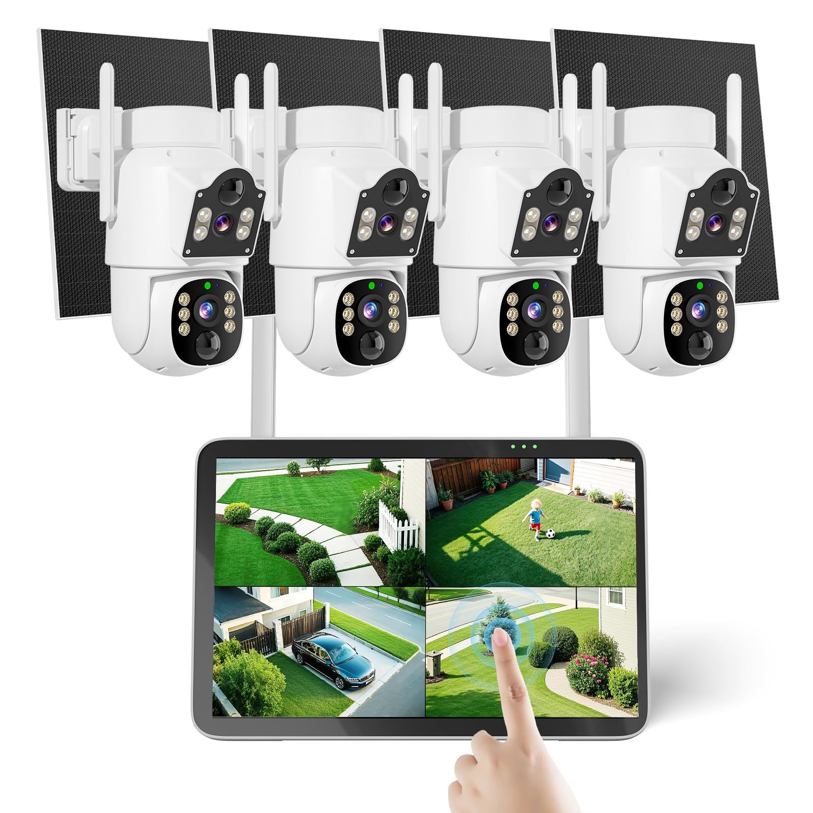 Hiseeu Dual-Lens 4-Cam Kit