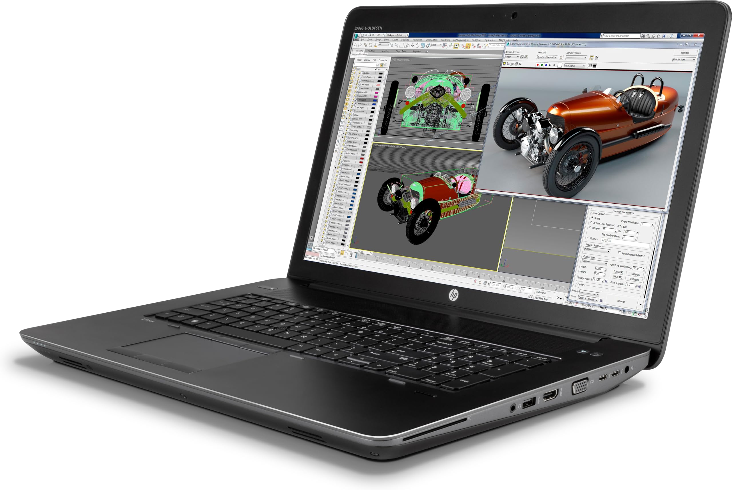 【プロ向け】 【高スペック】 HP ZBook Studio G3 Mobile Workstation モバイルワークステーション 第6世代 Core i7 6700HQ/2.60GHz 16GB SSD240GB M.2 NVMe Windows10 64bit WPSOffice 15.6インチ フルHD カメラ 無線LAN ノートパソコン PC 【中古】 hp_t6e17ut_aba_15_6_zbook_stud