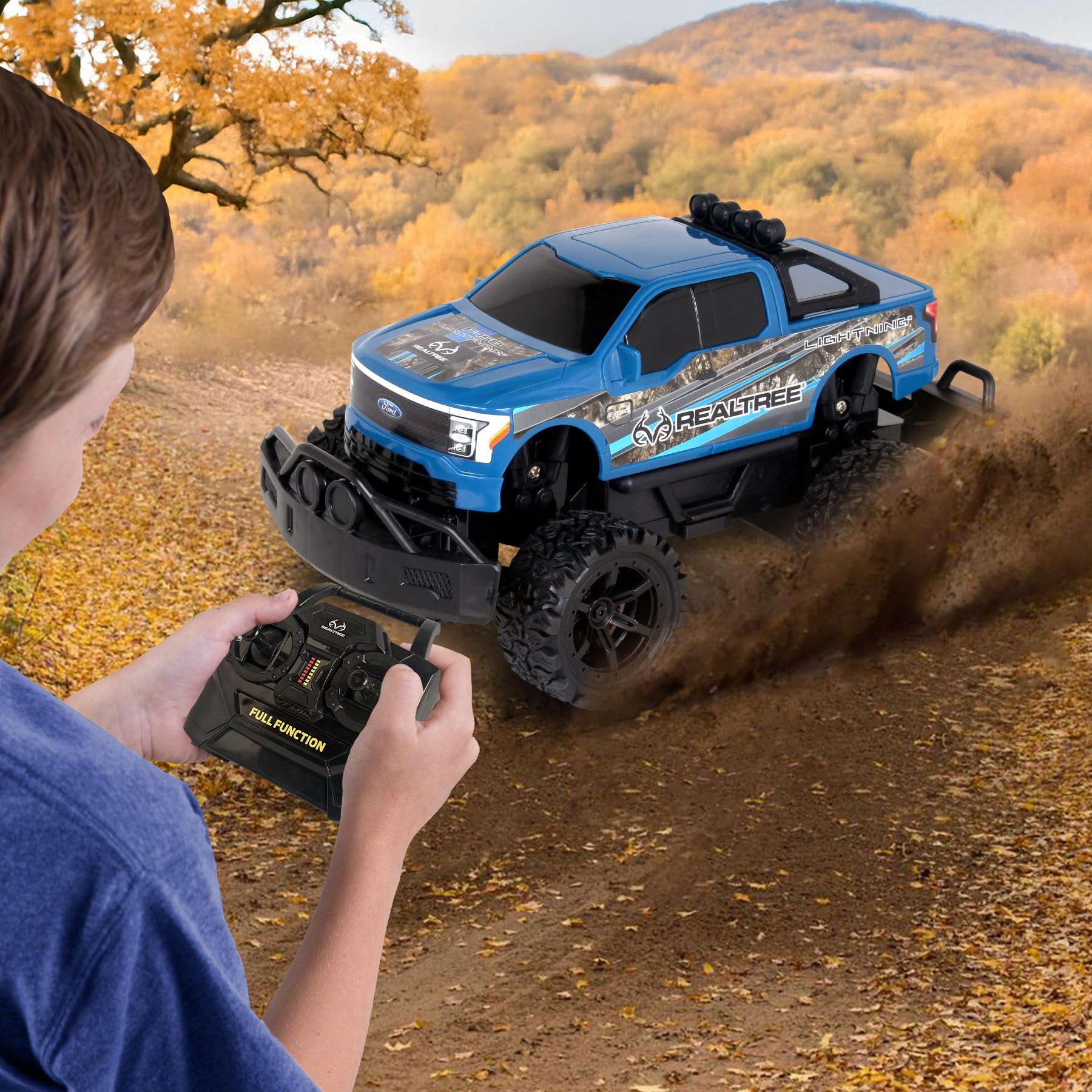 Amazon.com: NKOK 1/24 Realtree Ford F-150 Lightning RC : Toys & Games