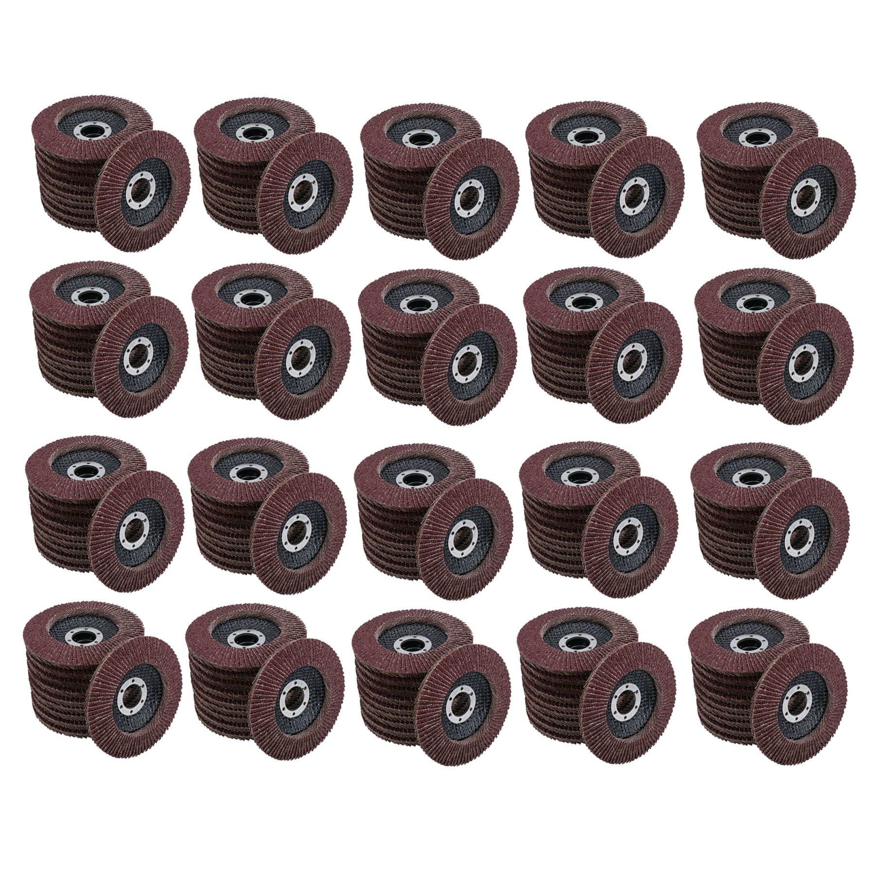 Ab Tools Type 29 Premium Flap Grinding Sanding Discs 80 Flaps 40 Grit Coarse 115Mm 200Pk