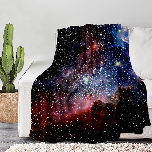 Throw Blanket for Men Women, Super Soft Cozy Lightweight Microfiber Blanket for Chair, Sofa, Couch, Bed, Camping, Travel (50