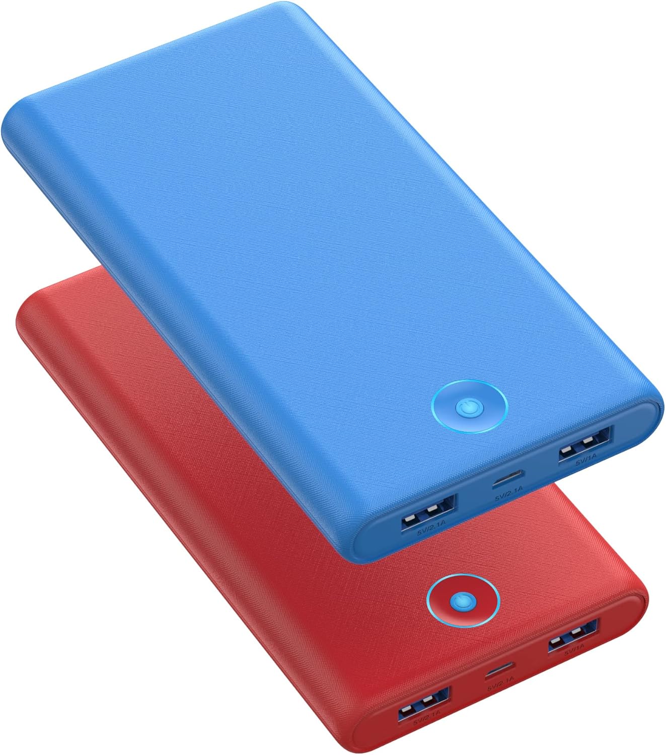 FOCHEW Portable Charger, 2Pack 20000mAh Power Bank Ultra